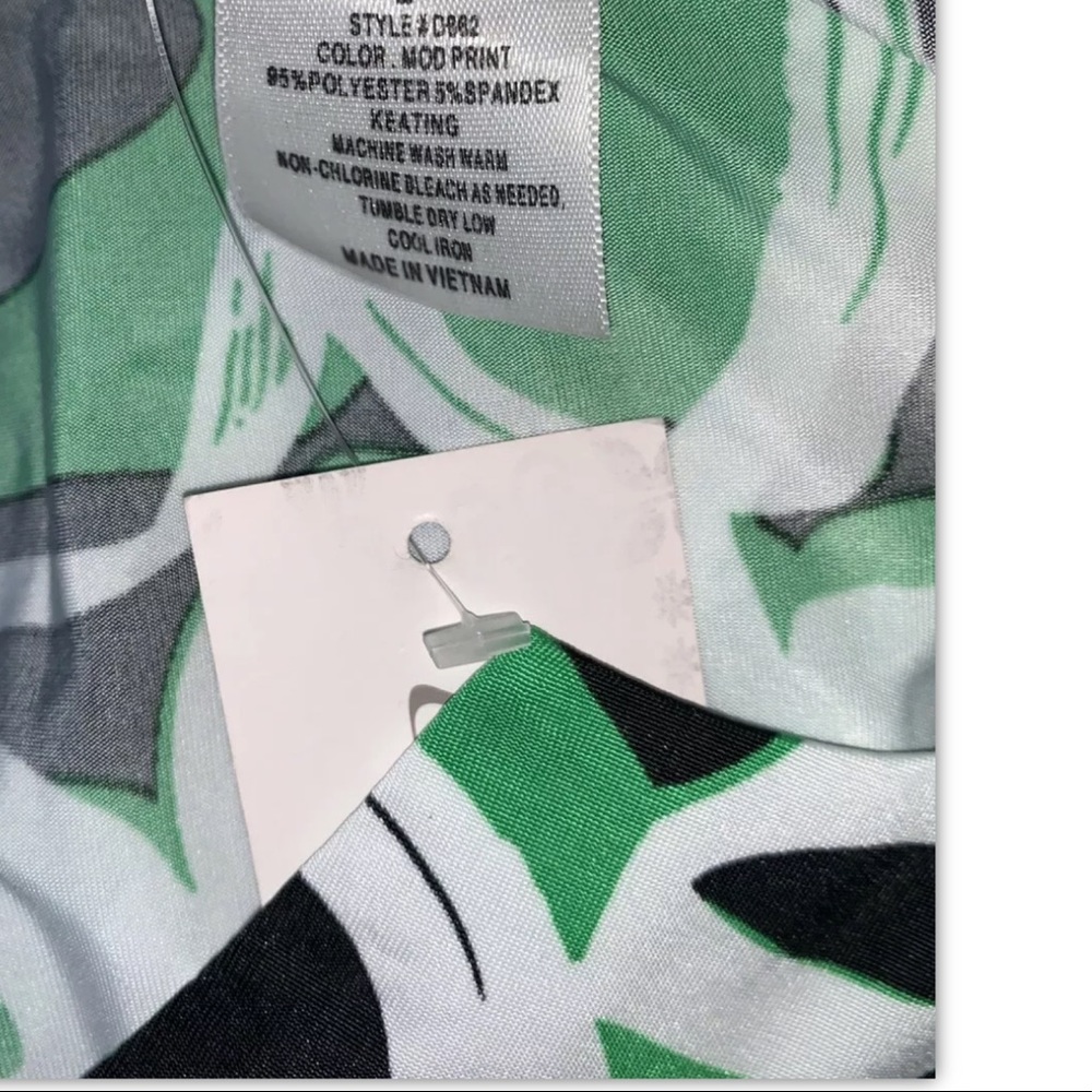 Everly Grey Sz Large Dress Maternity Green Black - Picture 8 of 8